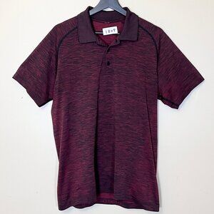 Lululemon Metal Vent Tech Stretch Polo Shirt - Men's Size L - Red